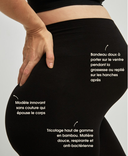 Bamboo Seamless Pregnancy Leggings