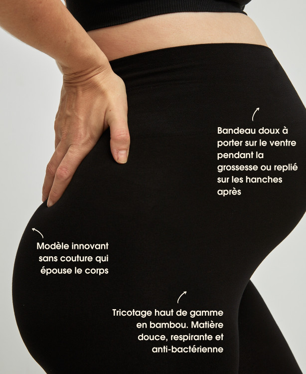 Bamboo Seamless Pregnancy Leggings
