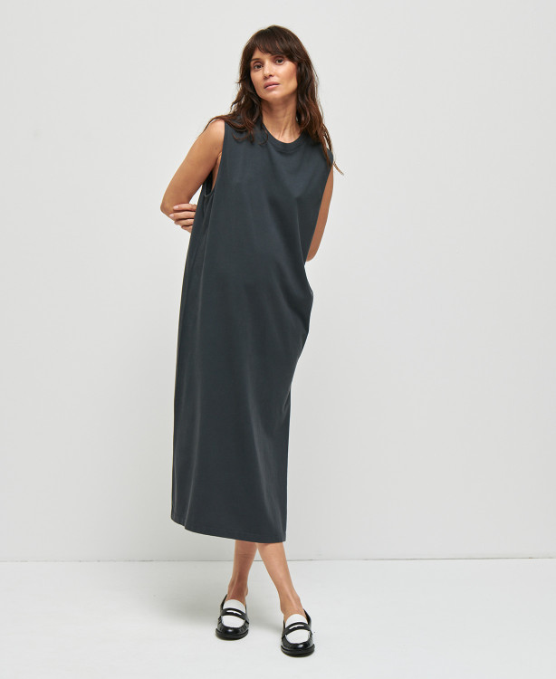 robe grossesse coton charlie noir vintage