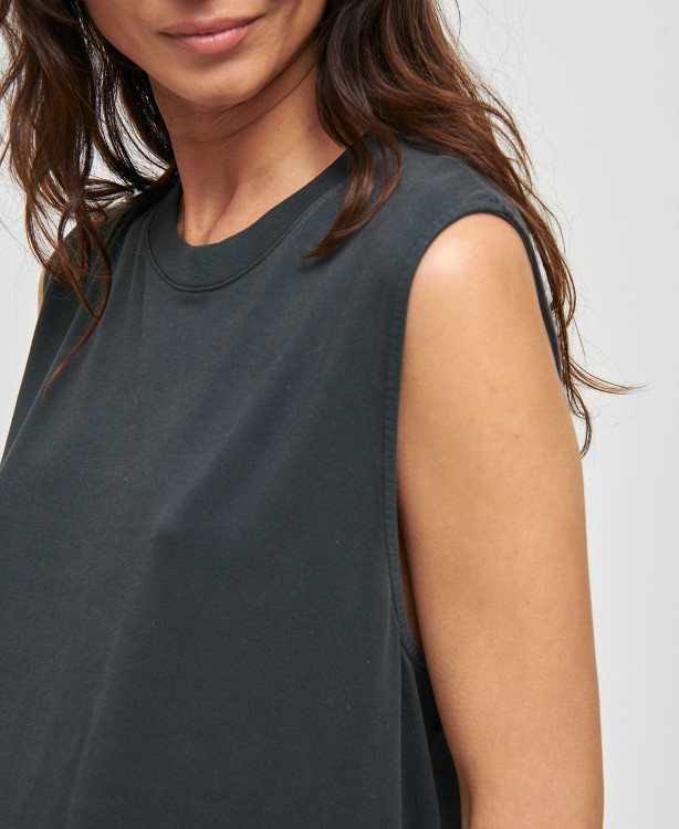 Charlie Vintage Black Cotton Pregnancy Dress