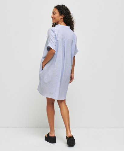 Lulu Embossed Cotton Pregnancy Dress