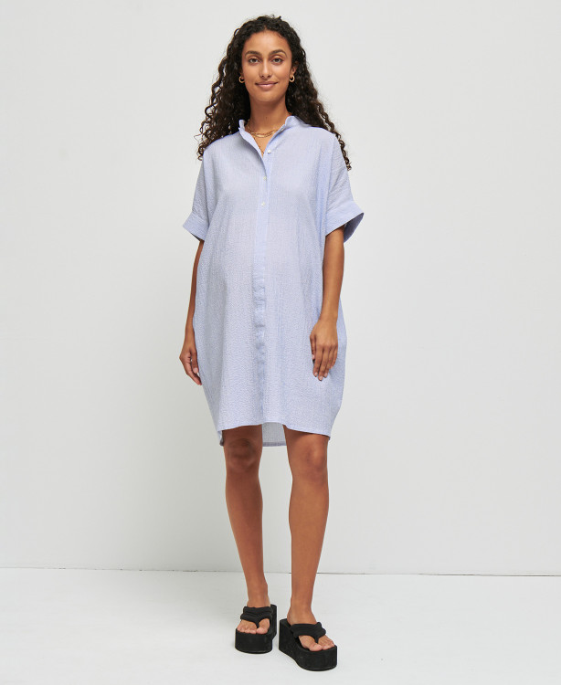 Lulu Embossed Cotton Pregnancy Dress