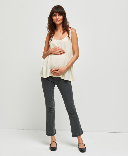 Tanktop aus Leinen & Baumwolle Luz