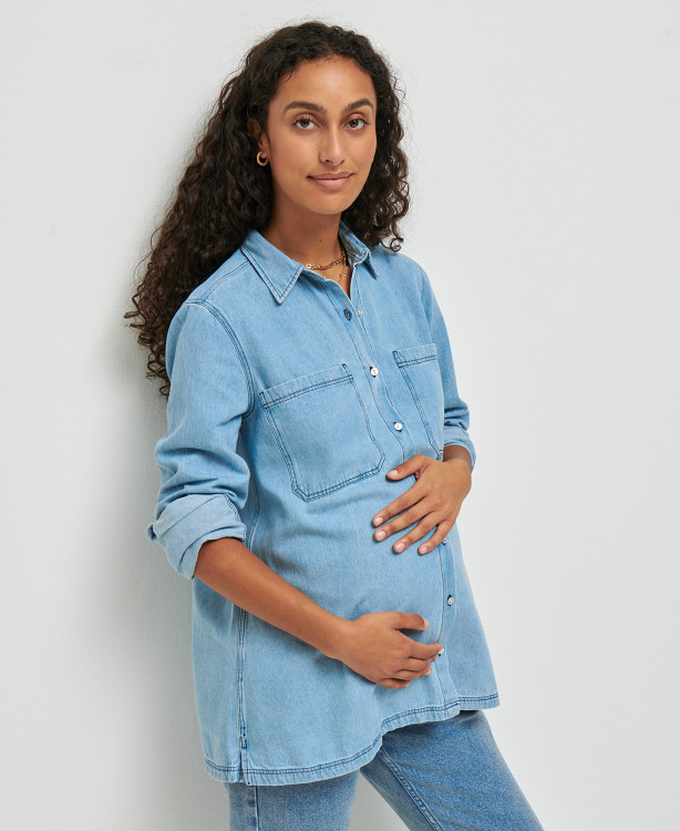 Chemise Grossesse June Denim