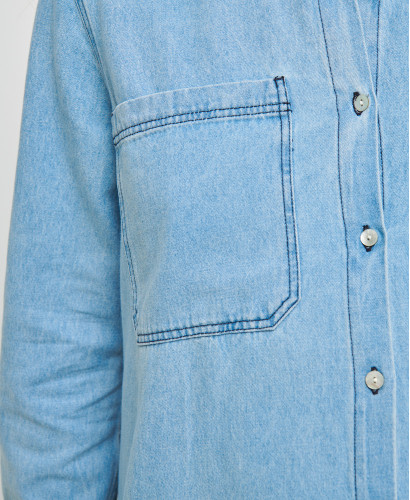 June Denim Pregnancy Shirt