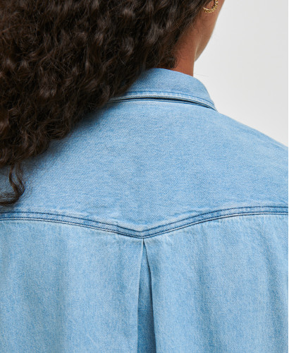 June Denim Pregnancy Shirt