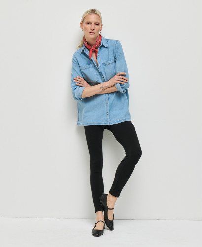 June Denim Pregnancy Shirt