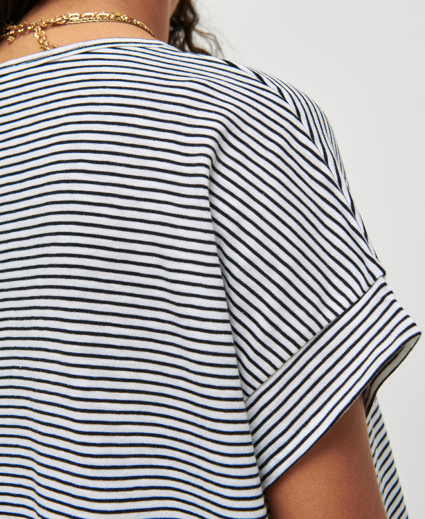 Top de grossesse marinière en coton Olivia