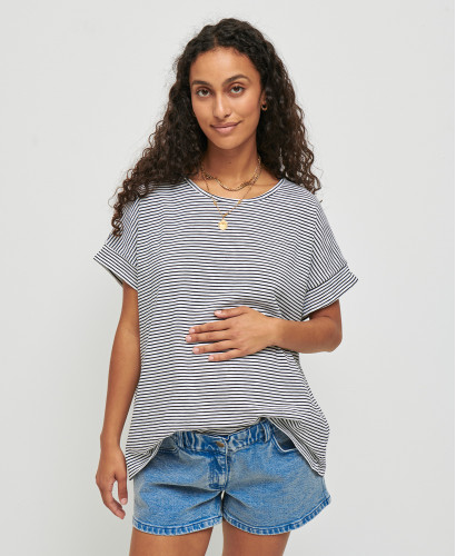 Olivia Cotton Pregnancy Top l Sustainable Pregnancy & Maternity Tops