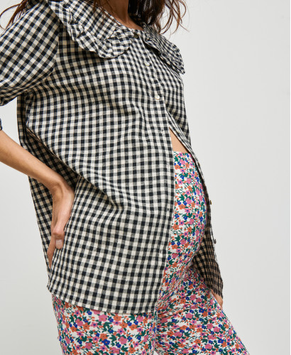 Organic Cotton Liberty Pregnancy Biker Shorts