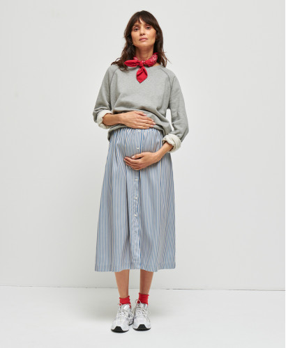 Tencel Marie fließender langer Rock