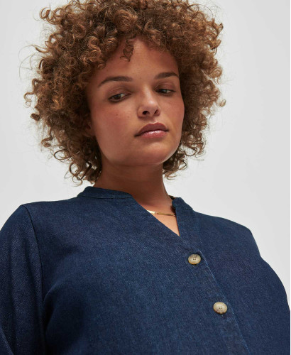 Schwangerschaftslatzhose Denim Roh Alba