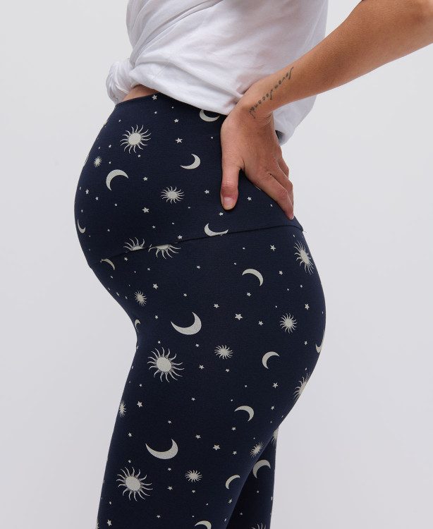 Organic Cotton Astro Pregnancy Leggings