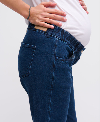 Raw Blue Straight Pregnancy Jeans