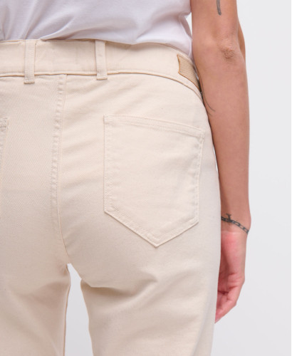 Schwangerschaftsjeans Straight ecru