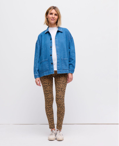 Denim-Jacke Maï blau