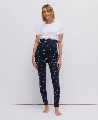 Schwangerschaft-Leggings aus Bio-Baumwolle Astro