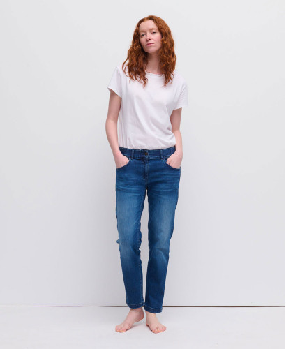 Blue Straight Pregnancy Jeans