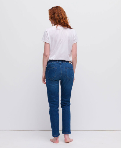 Blue Straight Pregnancy Jeans