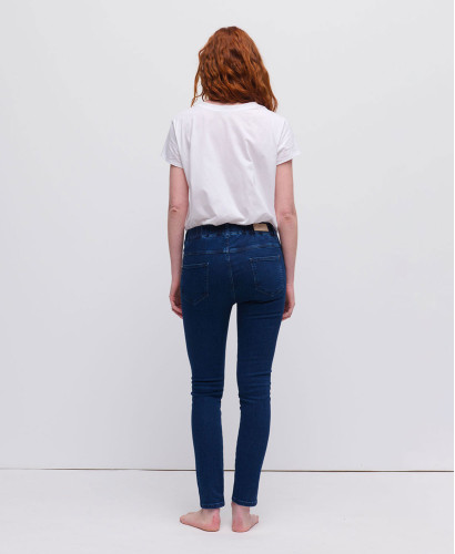 Schwangerschaftsjeans Slim roh blau