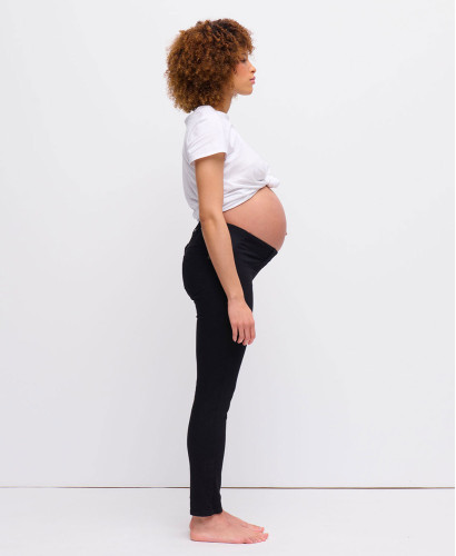 Jean Grossesse Bleu Sans Bandeau | Pantalons & Bas Grossesse Ethiques -  Noir 