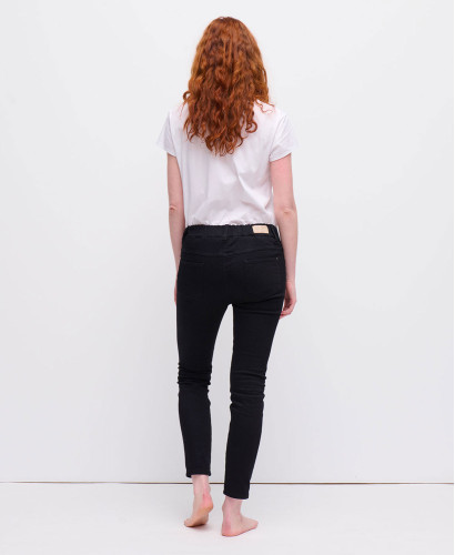 Schwangerschaftsjeans Slim schwarz