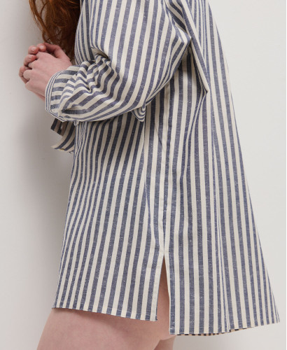 Juliette Cotton Pregnancy Striped Shirt
