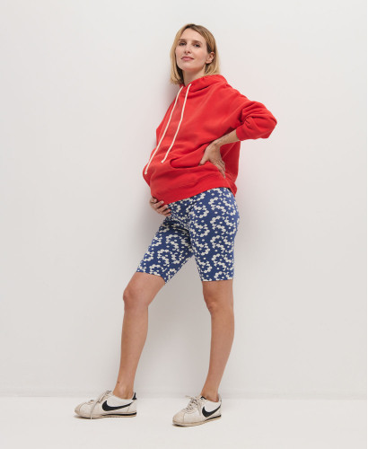 Red Cotton Pregnancy Hoodie l Cool & Fancy Maternity Sweatshirts & Top