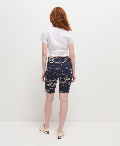 Schwangerschaft-Biker Shorts Bio-Baumwolle Bandana