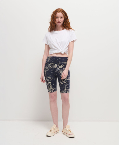 Schwangerschaft-Biker Shorts Bio-Baumwolle Bandana