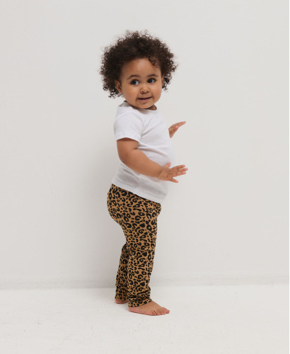 Mom/kids camel leopard leggings set