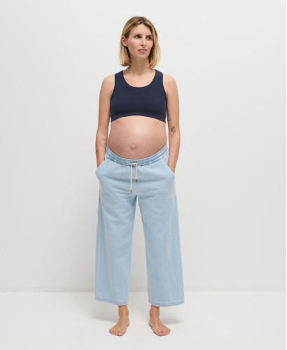 Pregnancy Trousers Light Denim Maria