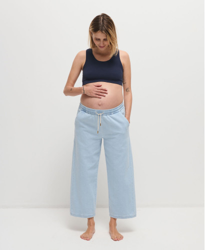 Maria Light Denim Umstandshose