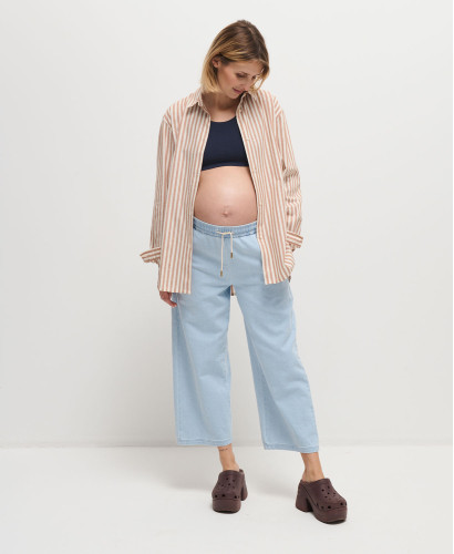 Pregnancy Trousers Light Denim Maria