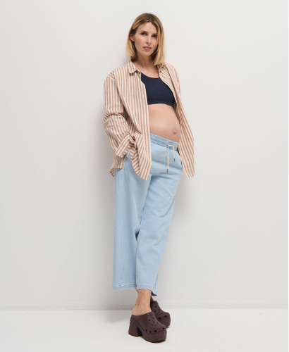 Pregnancy Trousers Light Denim Maria