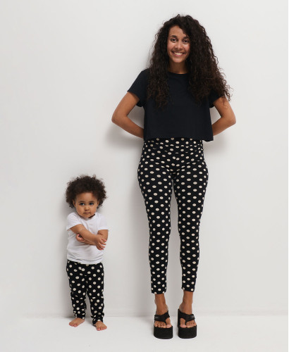 Mom/child Polka Dots leggings set