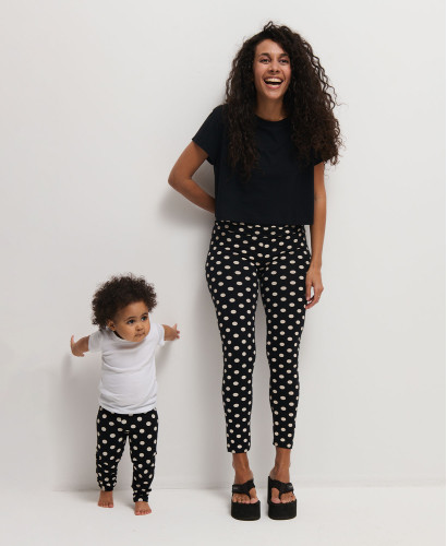 Mama/Kind-Punkten-Leggings-Duo