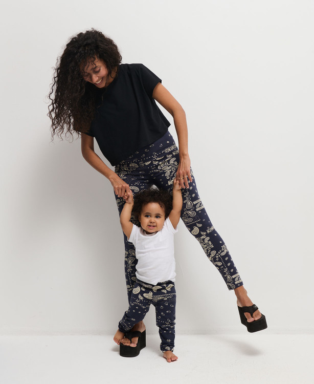Mom/child Bandana leggings set