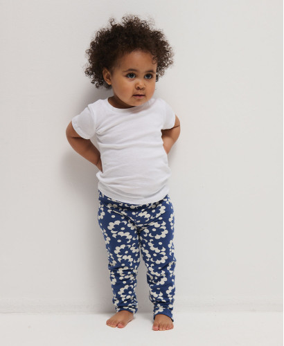 Leggings Kinder Blumen Bio-Baumwolle