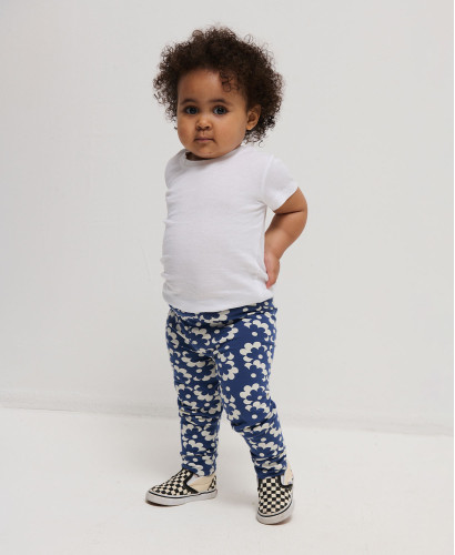 Leggings Kinder Blumen Bio-Baumwolle
