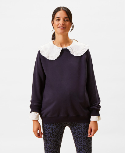Tulsa Linen Pregnancy White Shirt