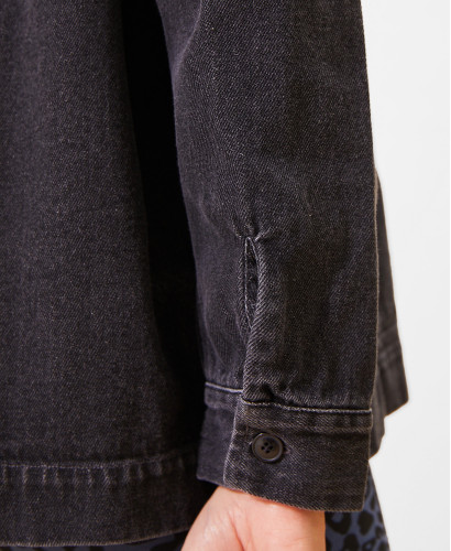 Veste Denim Noir Maï