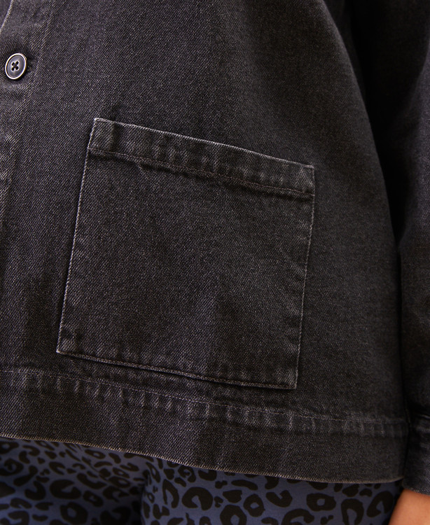Mai Black Denim Jacket