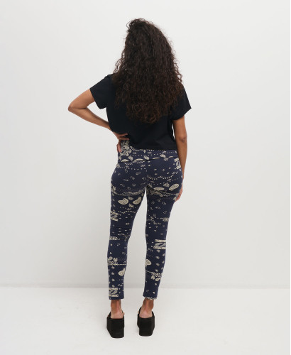 Organic Cotton Bandana Pregnancy Leggings