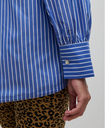 Blouse Popeline coton Coton Rayée Noa