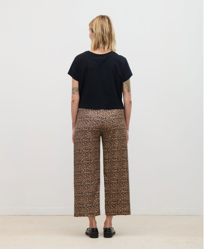Schwangerschaftshose Tencel Leopard Maria
