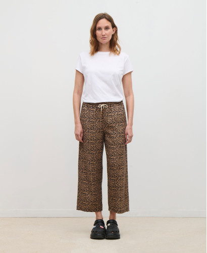 Schwangerschaftshose Tencel Leopard Maria