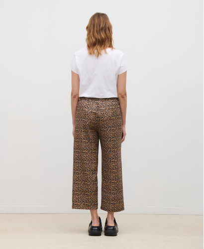Schwangerschaftshose Tencel Leopard Maria