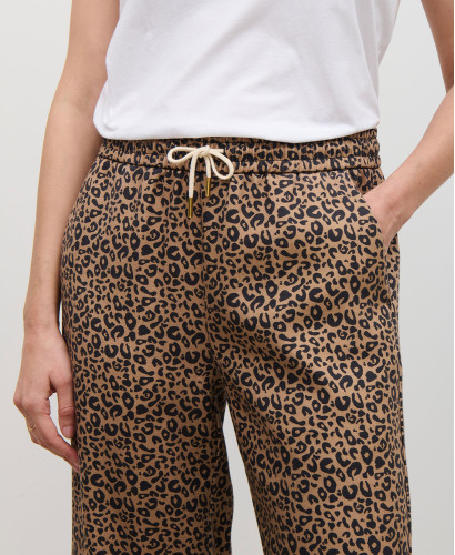Schwangerschaftshose Tencel Leopard Maria