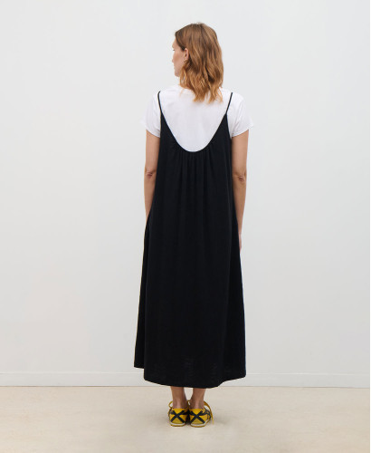 Janis Black Organic Cotton Pregnancy Dress